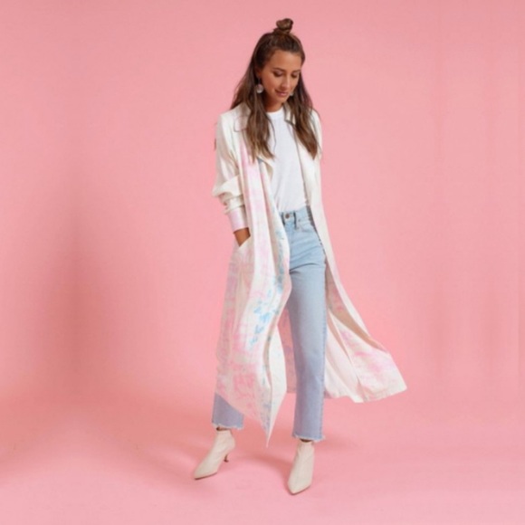 something navy trench